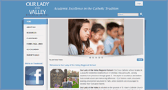 Desktop Screenshot of ourladyofthevalleyregional.com